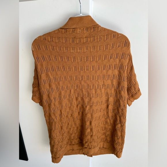 Tan Abercrombie & Fitch knit polo - Picture 3 of 3